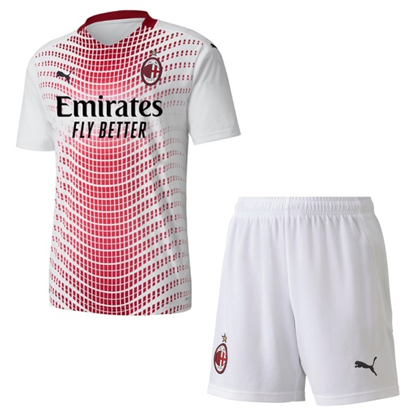 Camiseta AC Milan 2ª Niño 2020 2021 Blanco